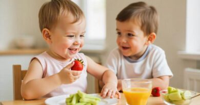 Como Envolver Os Filhos Em Hábitos Saudáveis Desde Cedo